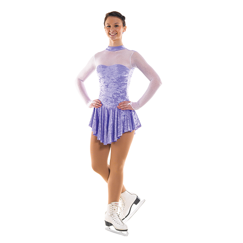 Skating Dress With Turtle Neck Lilac by Tappers and Pointers