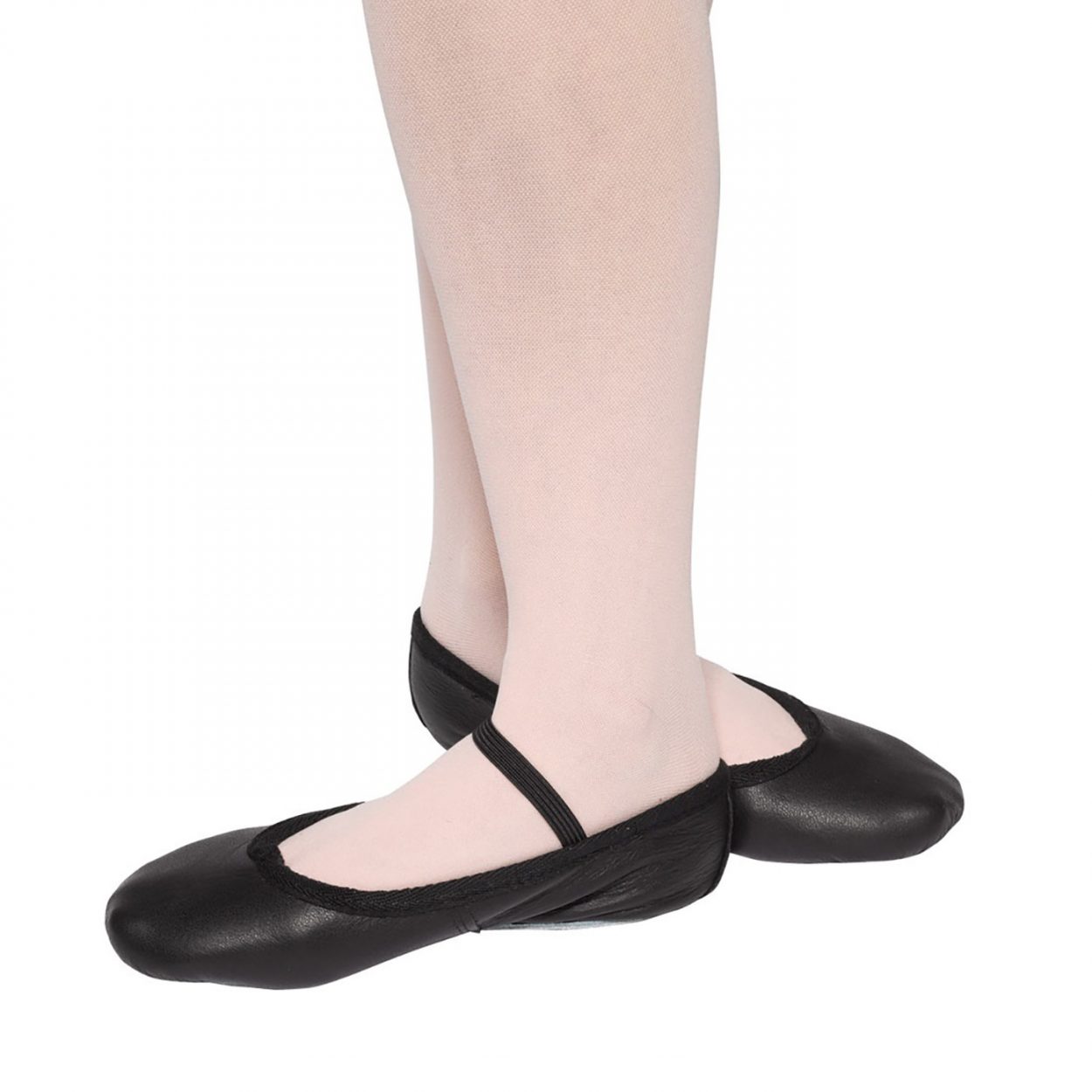 Suede Soled Ballet Shoes - Elasticated by Tappers and Pointers