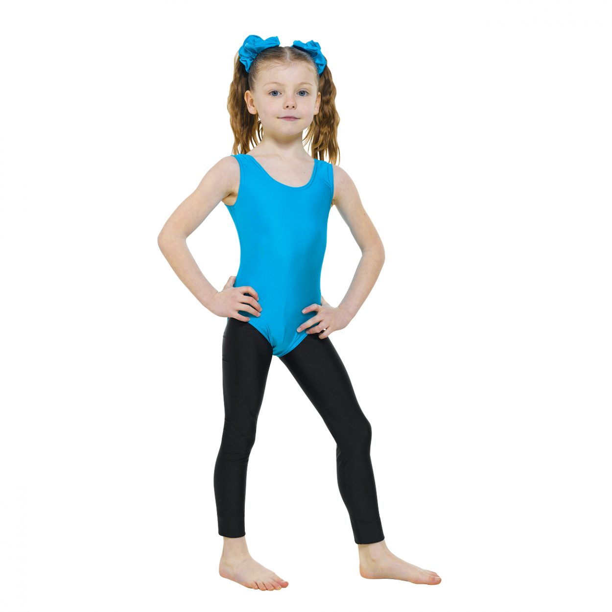 Sleeveless-Leotard-Plain-Front Tappers and Pointers